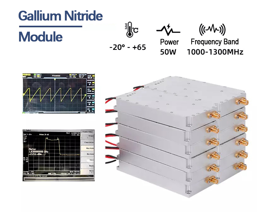 GaN-Powered 50W 1000-1300MHz Drone Signal Jammer | Modular & Customizable
