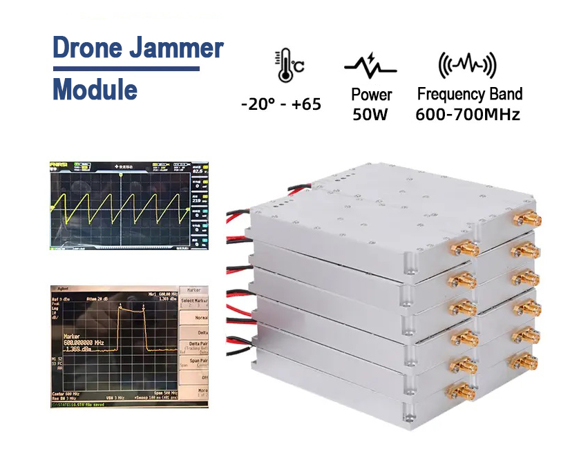 50W 600-700MHz High-Power Signal Jammer Module | Anti-Drone & LoRa/LDMOS Shielding