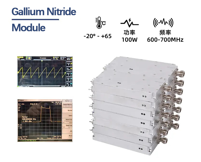 100W 600-700MHz GaN Anti-Drone Jammer Module | High-Power UAV Countermeasure