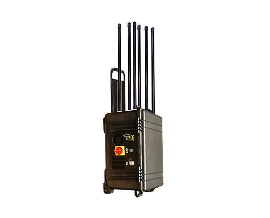 P04-600S Portable Suitcase Drone Jammer | 6-Band 100W System with Directional Antenna