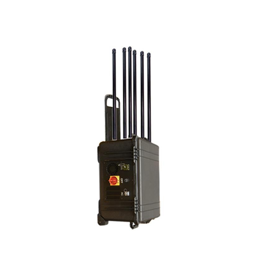 P03-2150 High-Power Signal Jammer | 2G–5G, WiFi & Drone Omnidirectional Shielding