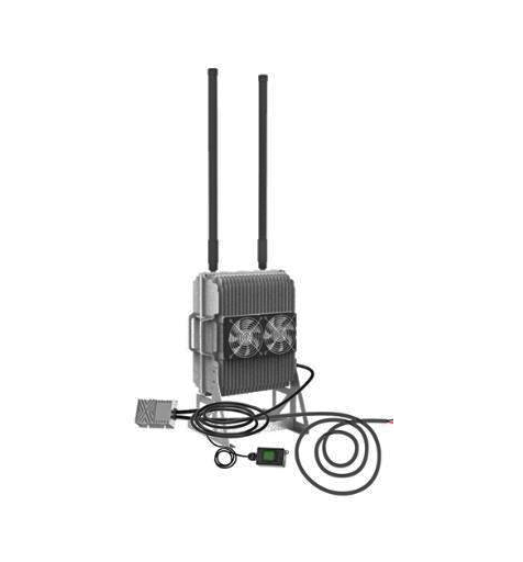 S03-4BL Fixed Station Drone Jammer Box | 4x 50W, 300m Omnidirectional