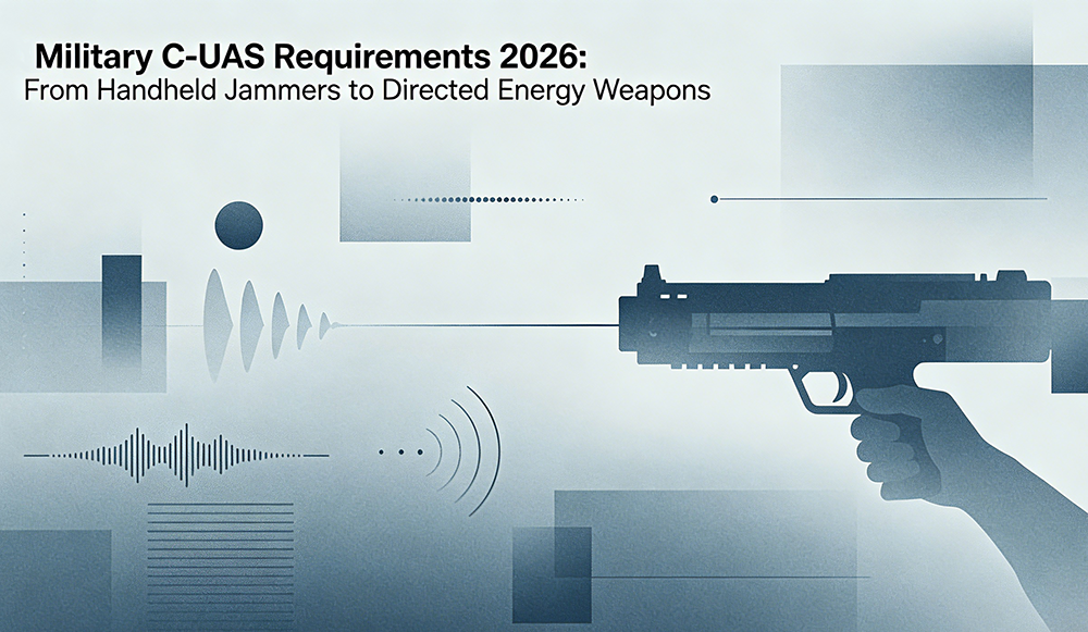 Military C-UAS Requirements 2026: From Handheld Jammers to Directed Energy Weapons